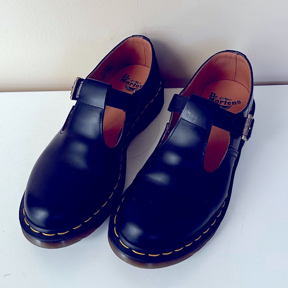 Dr. Martens POLLEY - Slip-ons CLASSIC MARY JANE T-STRAP